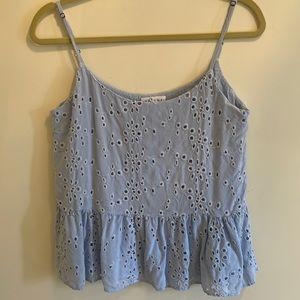 Blue tank by Velvet.